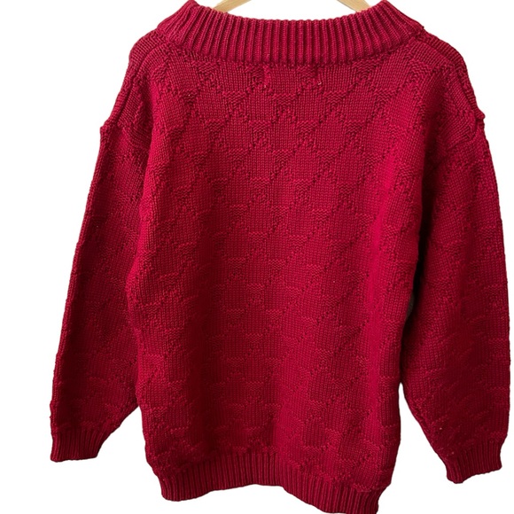 Michel Sport Red Sweater - Small - Excellent Condition - Picture 4 of 8